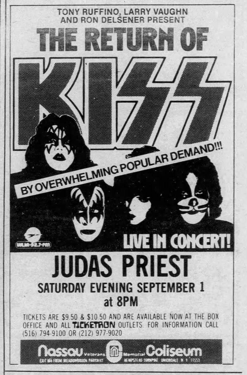On this date in 1979: The 'Dynasty' tour brought KISS and special