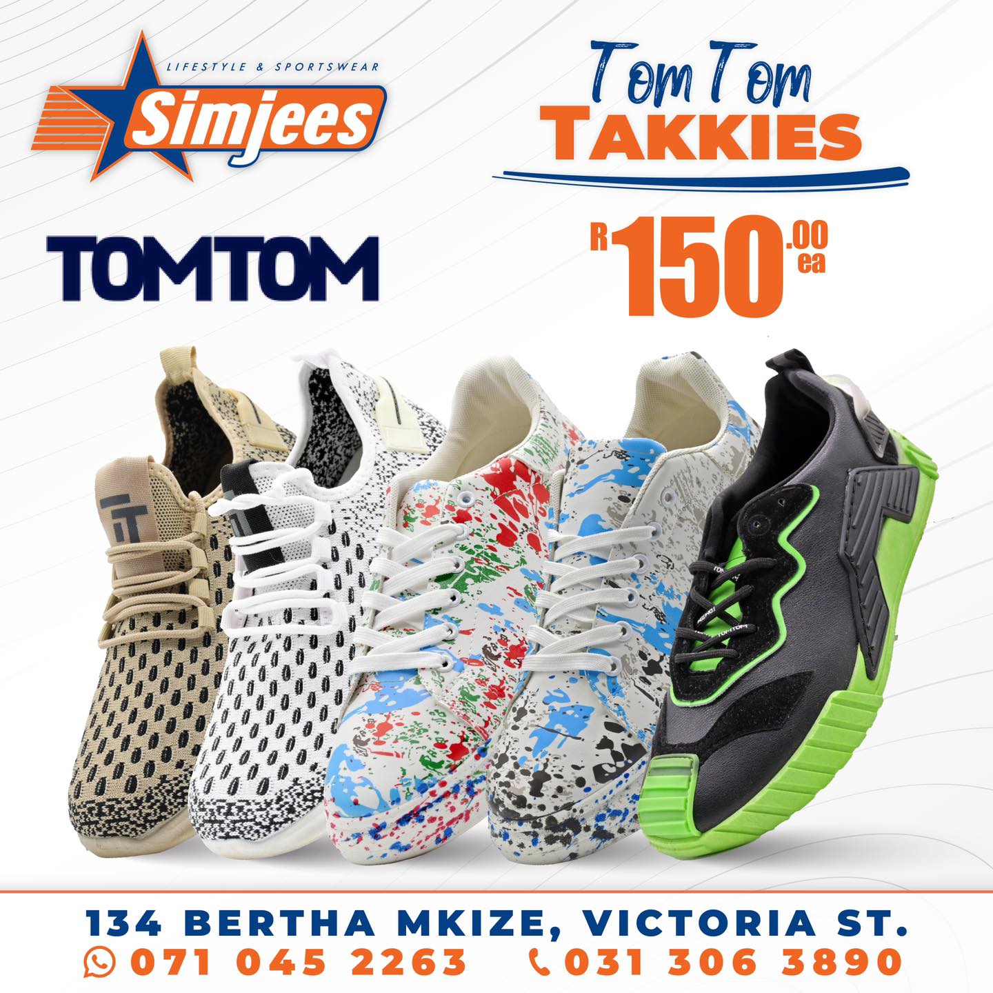 T O M T O M T A K K I E... - Simjees lifestyle & sportswear
