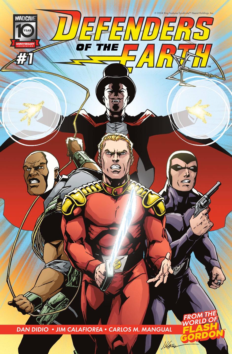 Flash Gordon! The Phantom! Mandrake the Magician! Lothar! Mongo is