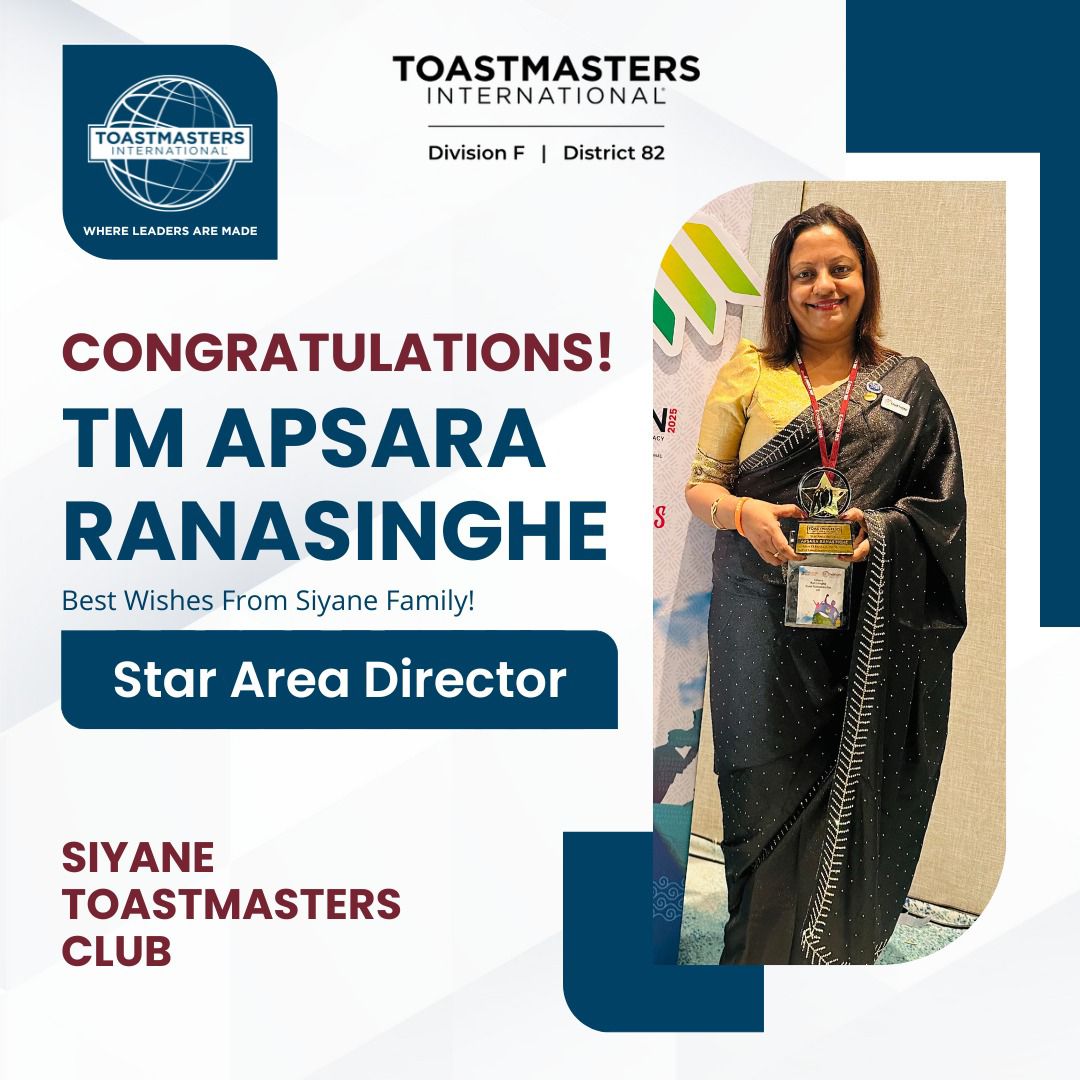 Siyane Toastmasters Club | Gampaha