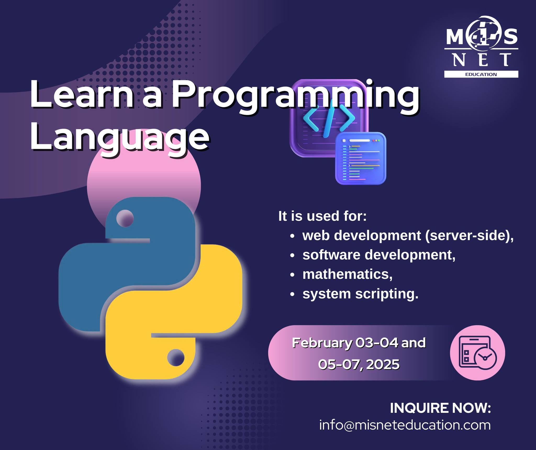 MISNet - Transform your coding skills with our comprehensive Python ...