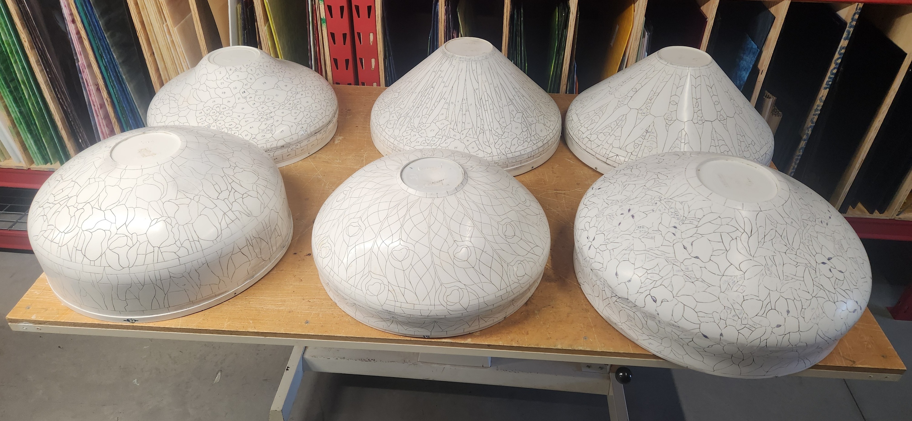 odyssey 16 turtleback lamp mold and pattern