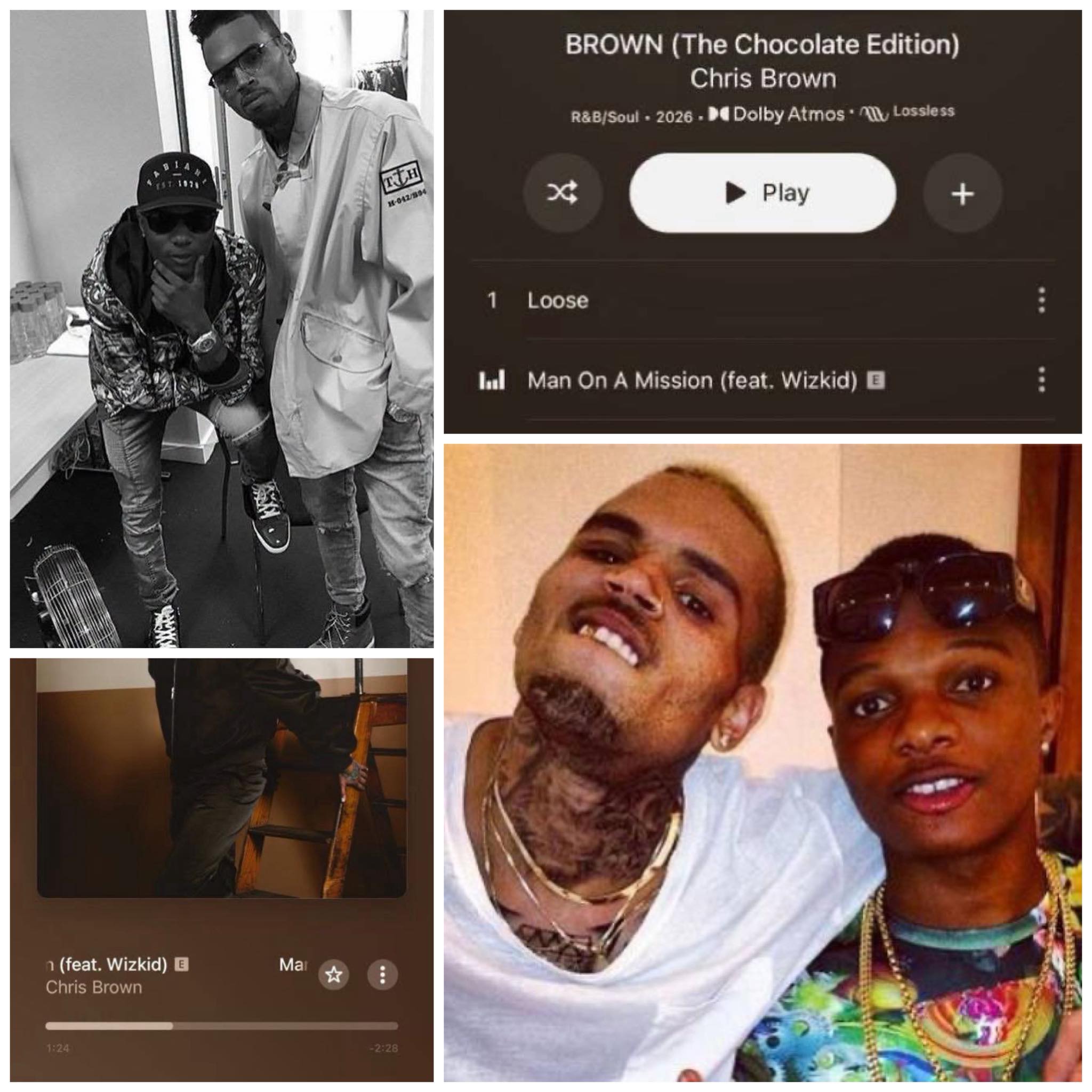 Chris Brown and Wizkid