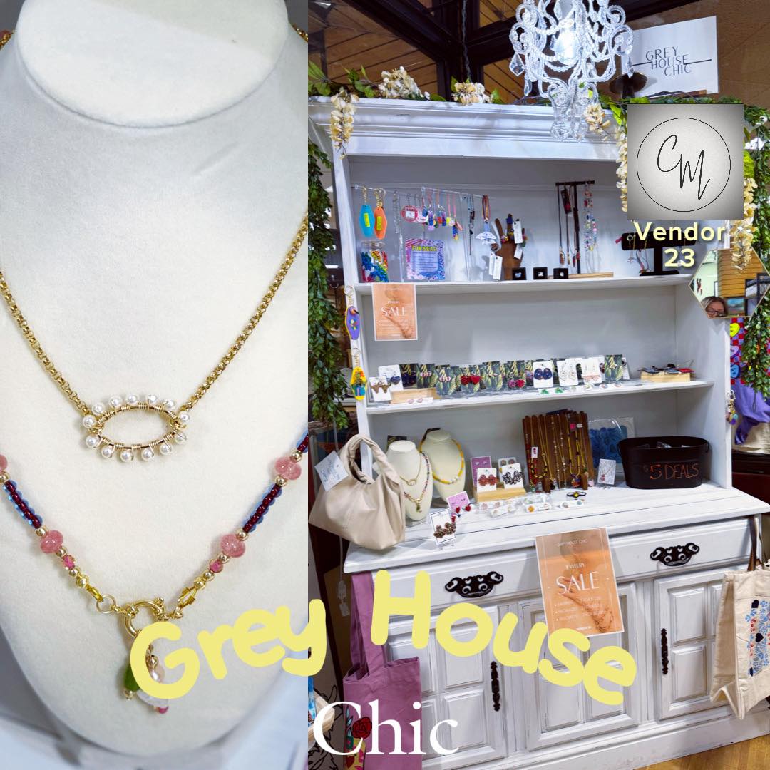 Grey House Chic handmade jewelry at Crafters Mall