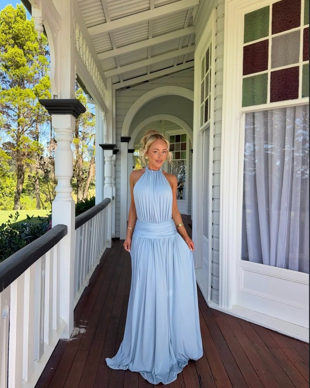 blue chiffon wedding dress Sky Split Beach With Court Train Prom Dresses fg5489 best sales for bridals Sizes:0 Ethereal Chiffon flow meets Strapless Royal Blue Black