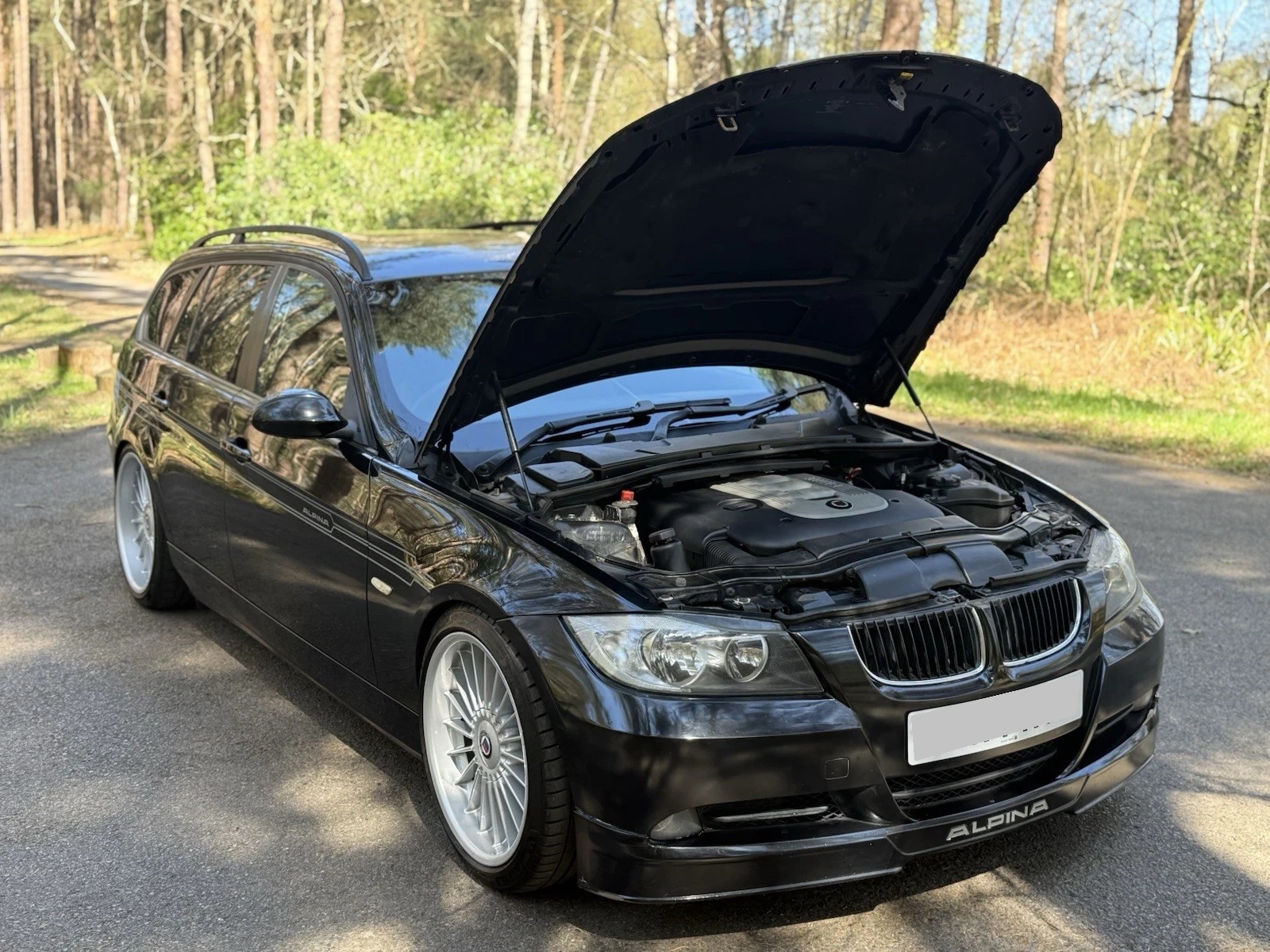 F30 F31  ALPINA サイン シフトゲートパネル D3 B3