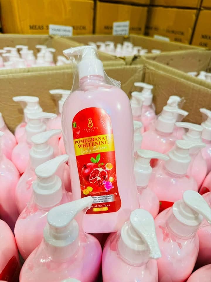 l-glutathione pome whitening body lotion in red POMEGRANATE 🧴 BRAND: BeAuTy EvEr Made Thailand 🇹🇭 ✈️ Fast Time In Bangladesh 🇧🇩 এই শীতের চমক লোশন 🌹🌹🌹 🧪🔬 Playing Chemist: Copper lightweight sunscreen or anytime you need Size:100 mls