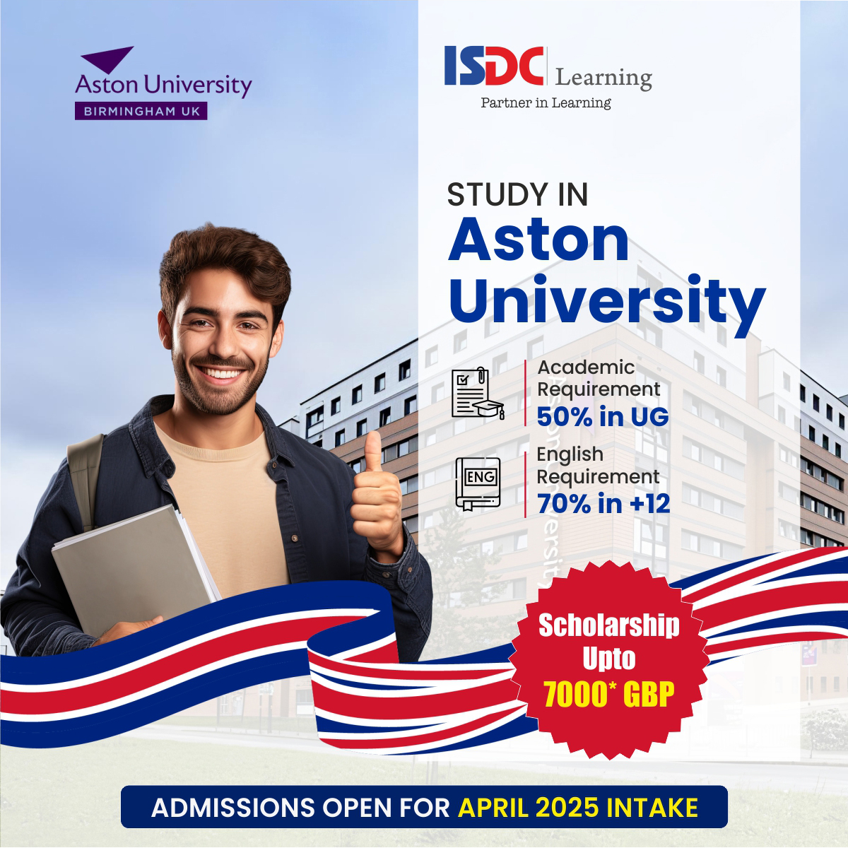 ISDC Learning - 🚨 Aston University - April 2025 Intake Now... | Facebook