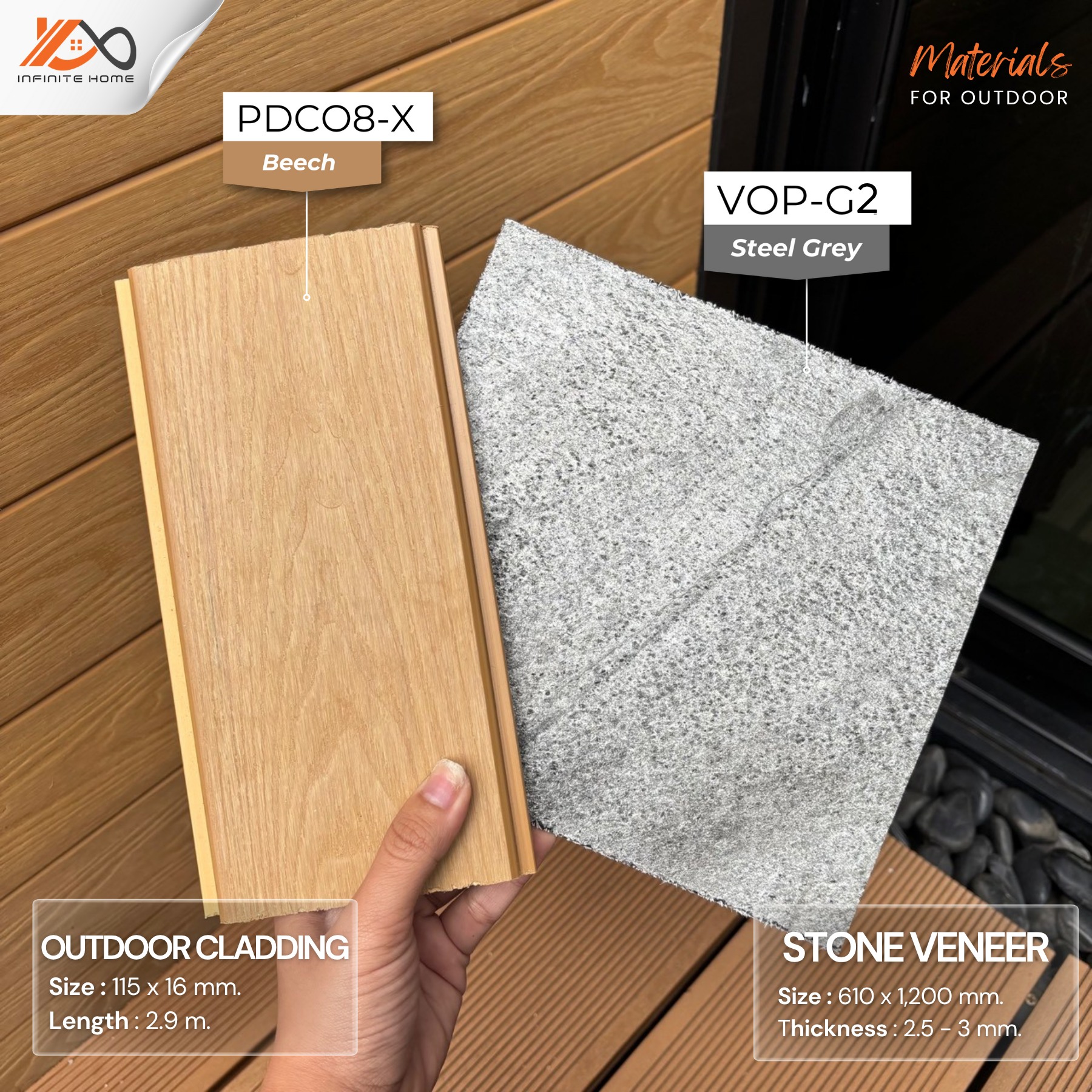 รีวิวงานติดต... - หินวีเนียร์ หินเทียม - Infinite stone veneer | Facebook