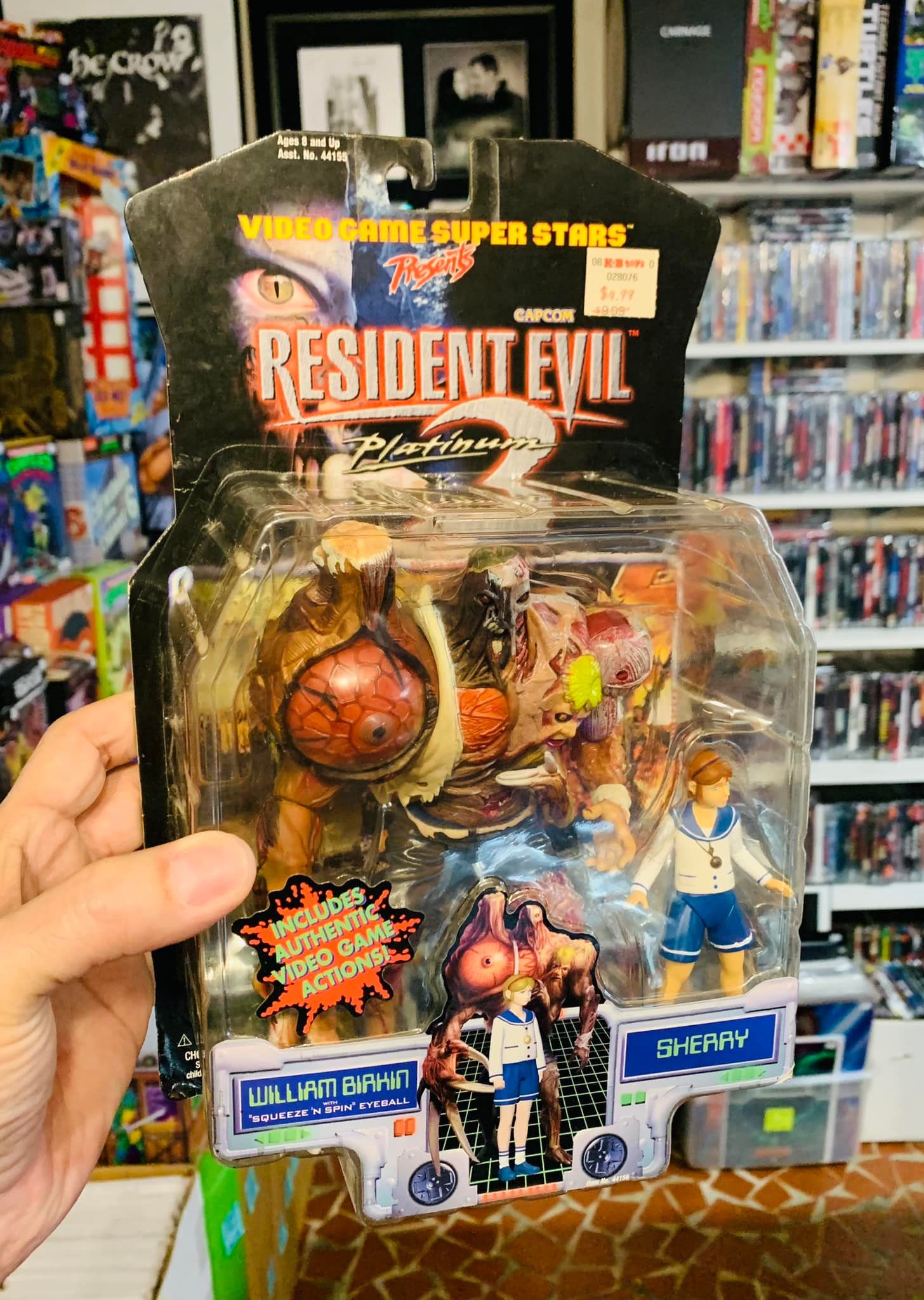 Just in! Original Capcom Resident Evil 2 action figures from Toy