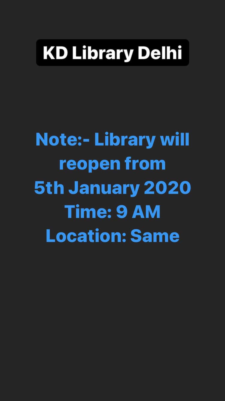 KD Library | Delhi