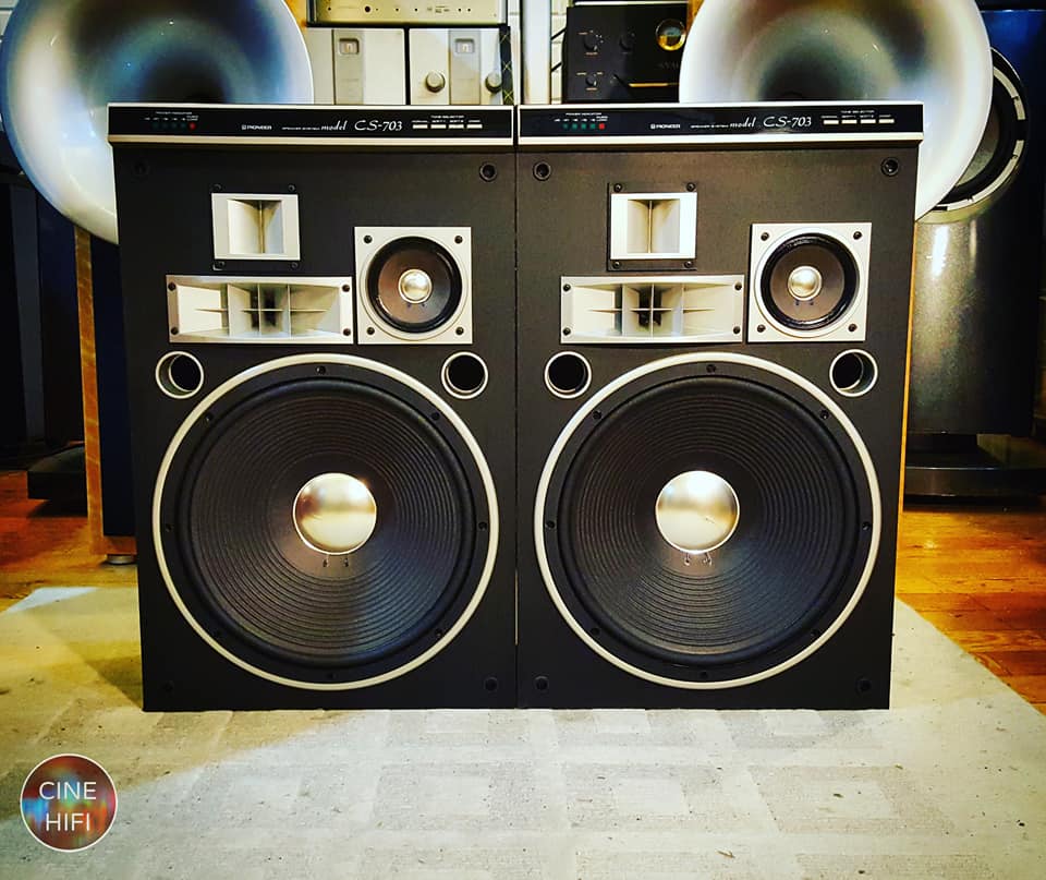 PIONEER HIFI SPEAKER SYSTEM MODEL-CS- A77 70 W 8 OHMS 10