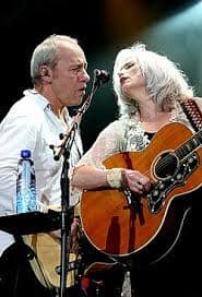 Mark and Emmylou Harris performing in Rotterdam on 5th June 2006