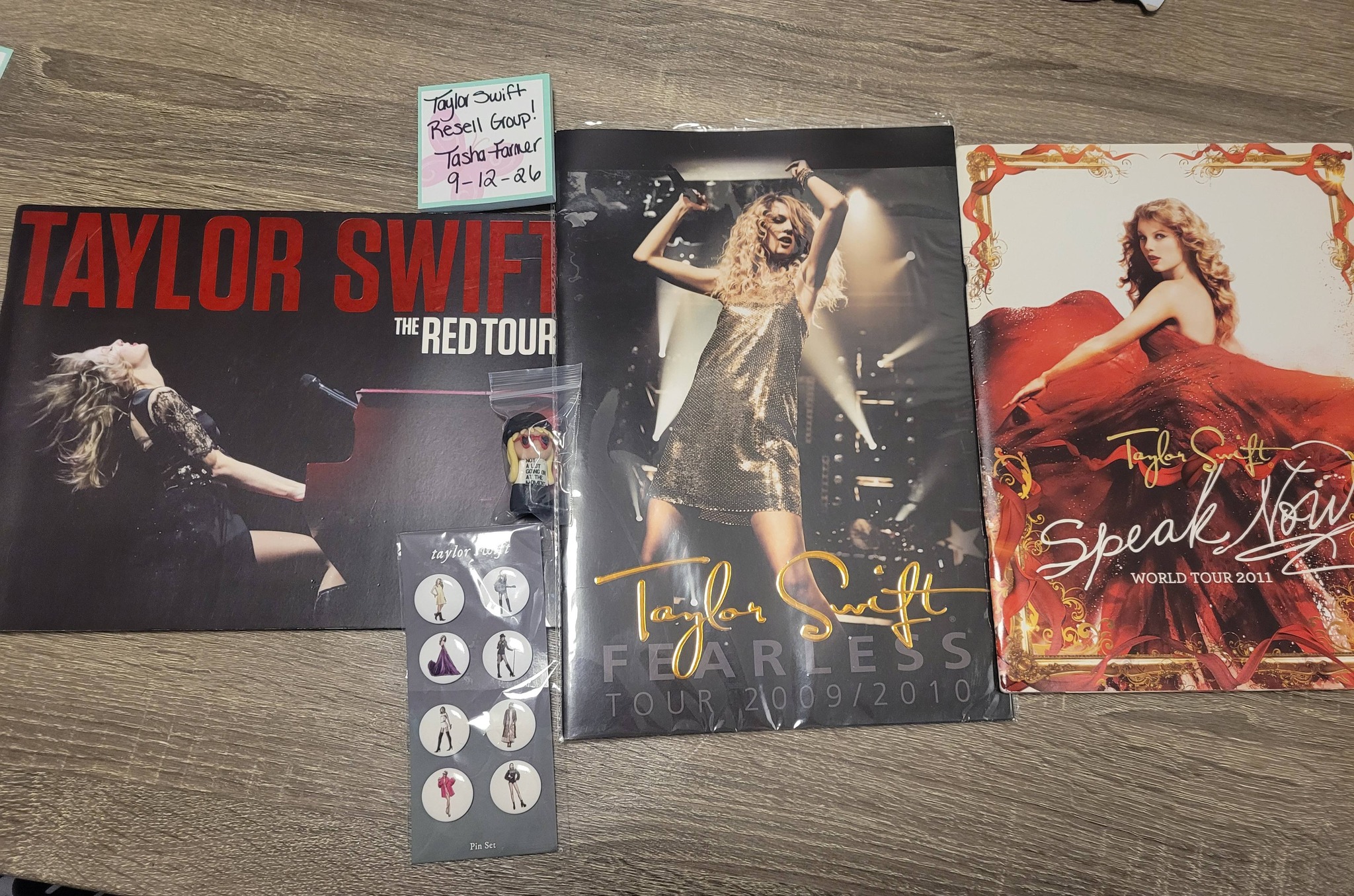 Taylor Swift Tour Bundle for Sale: Books, Pins, Collectible, and
