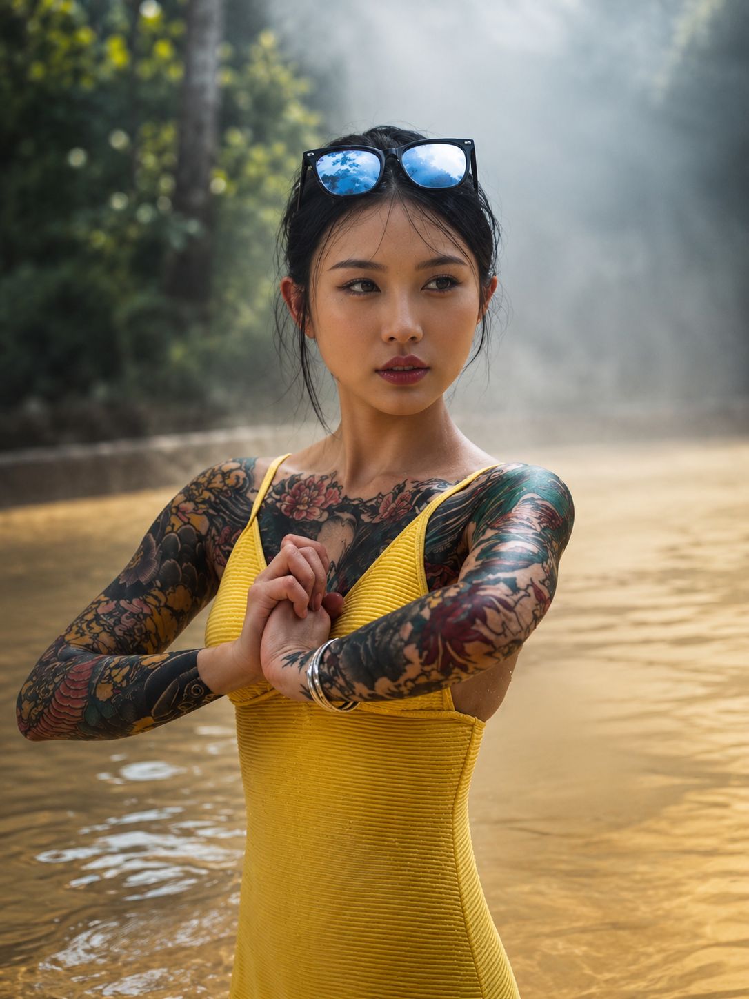 Tattooed model ©91xi.z.risa #Givottetattoo #WomenOfInk #TattooGirl