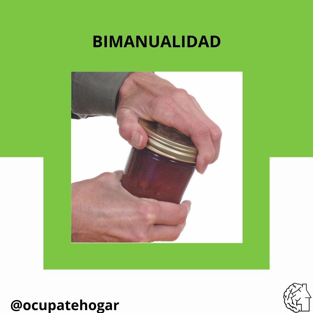 OcupateHogar Terapia Ocupacional - La 🤝BIMANUALIDAD asume un rol ...