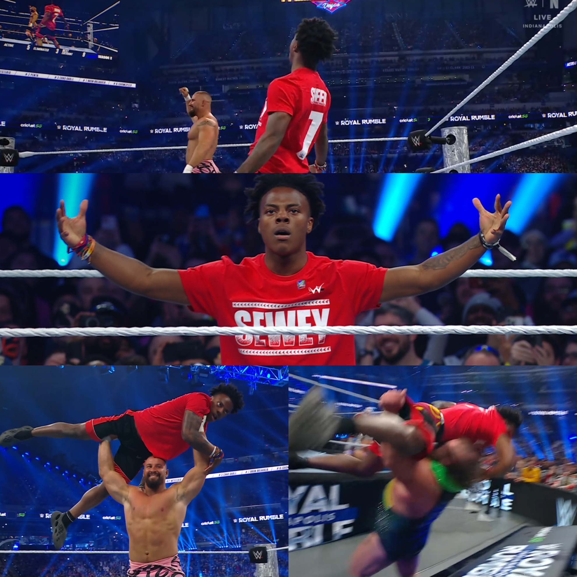 ขอบสหนัง - Speed ใน Royal Rumble (2025) . ออกมาโชว์ท่าดีใจ... | Facebook