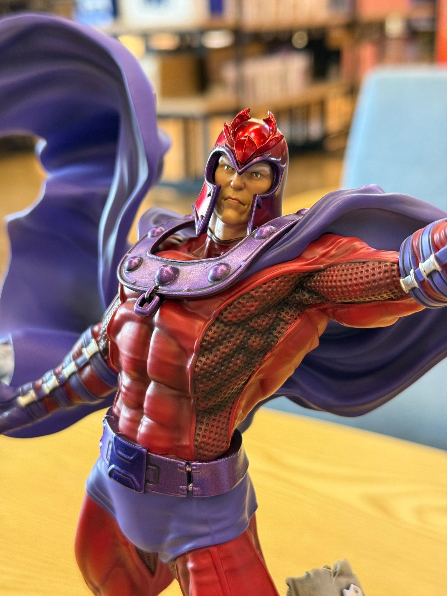 Marvel Desktop Supers 1/8 MAGNETO by Galaxias, image moved by AI