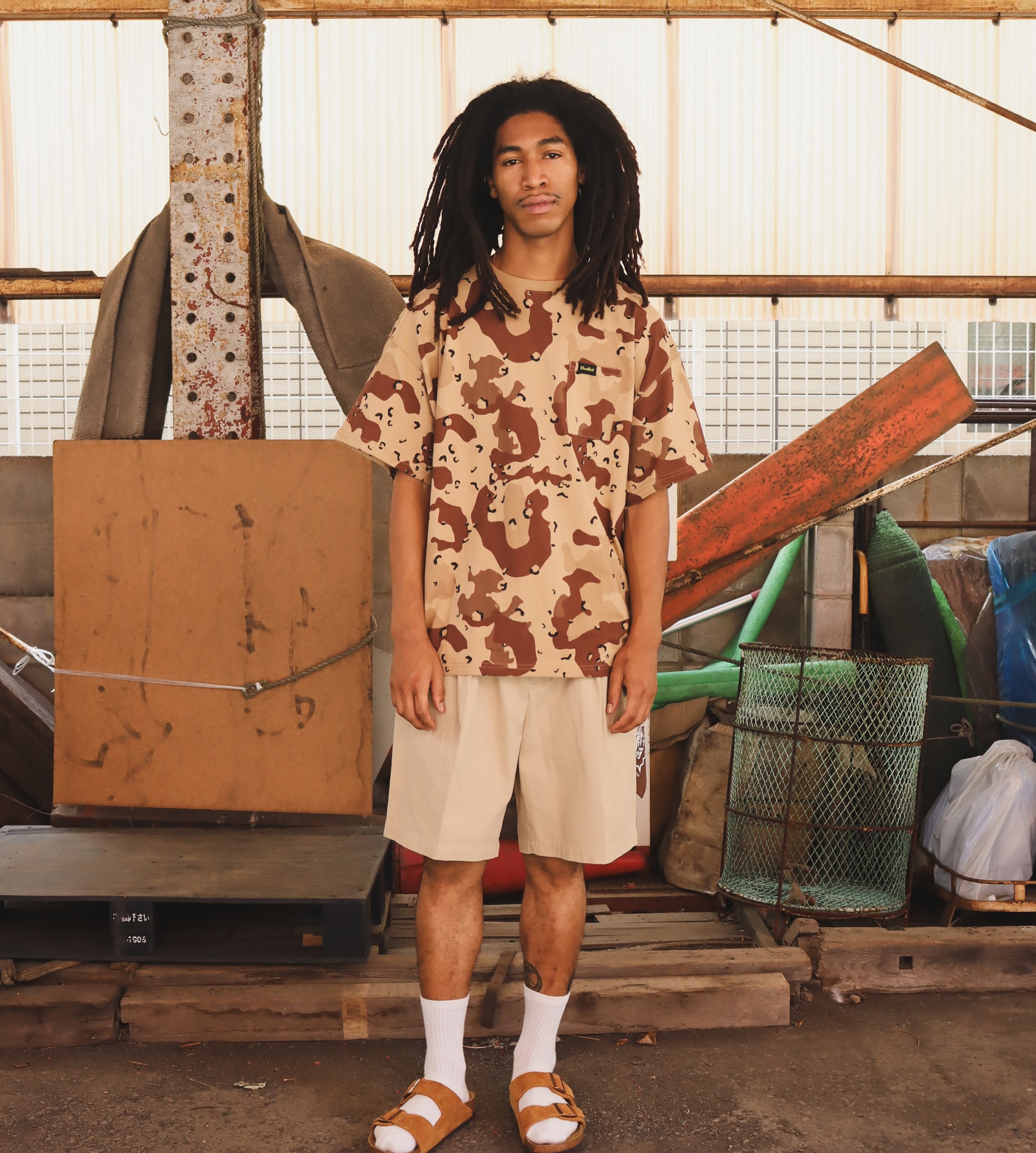 5.15(fri) 12:00 RELEASE WOODBLOCK 36 S/S CREW NECK MESH FOOTBALL