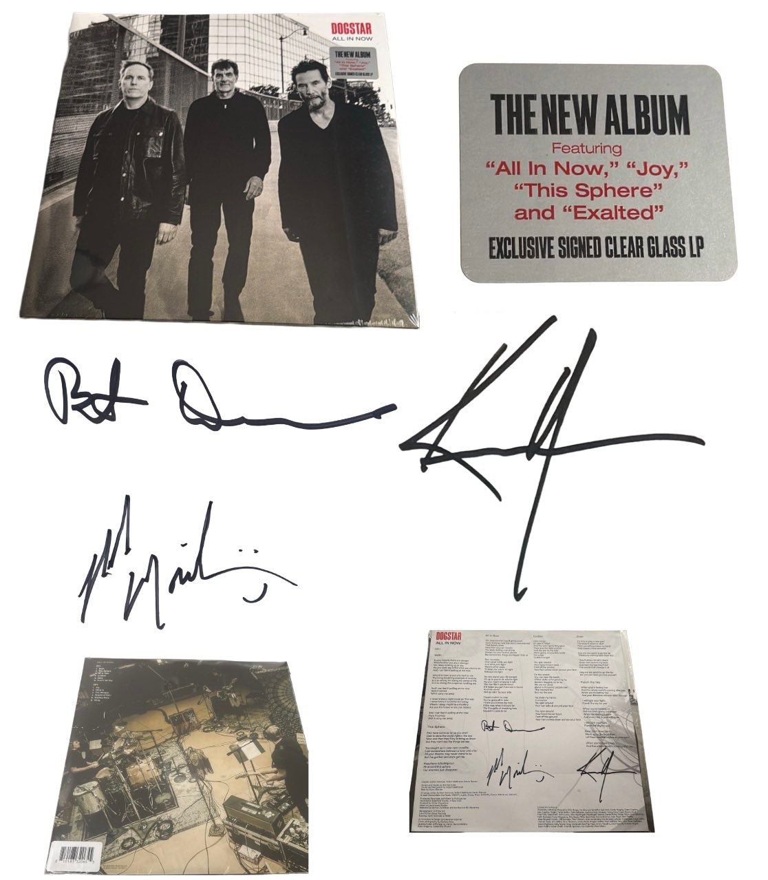 Signed Dogstar album All In Now (2026) received from website
