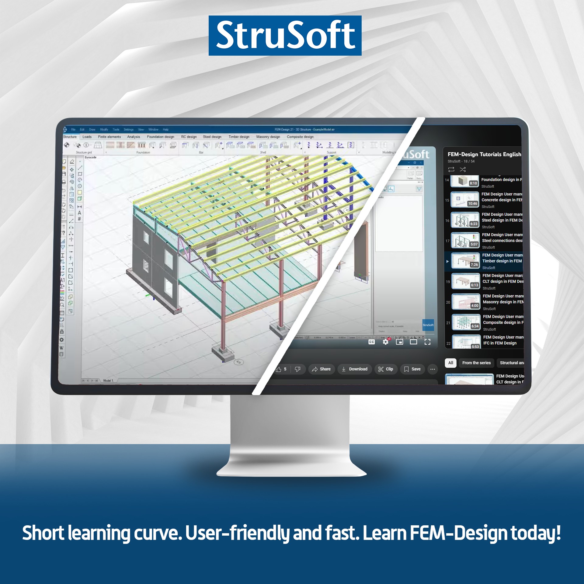 StruSoft - New to FEM-Design? We’ve got you covered! From... | Facebook