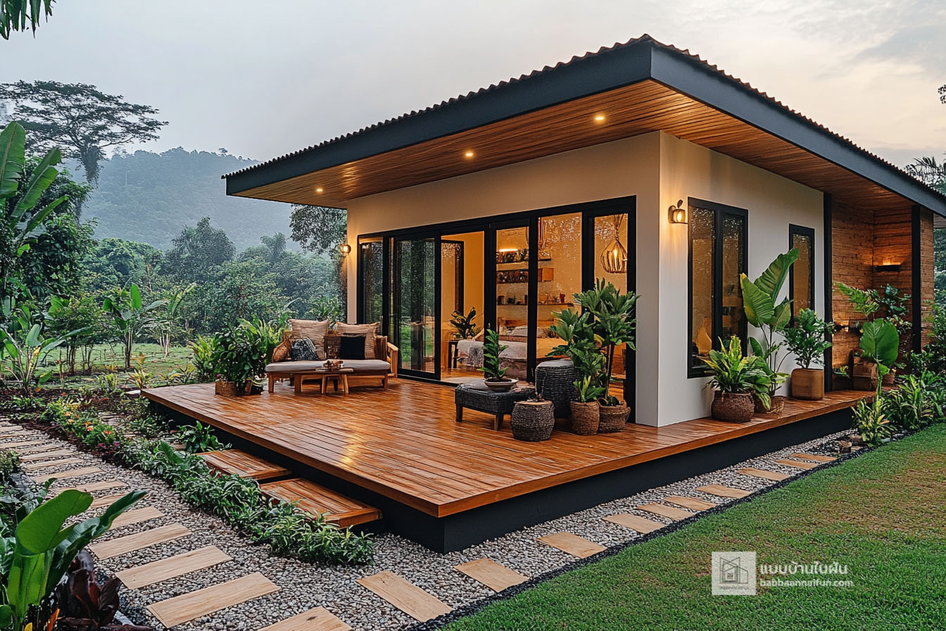 แบบบ้านในฝัน - ไอเดียบ้านหลังเล็ก ทรงโมเดิร์น ขนาดกะทัดรัด... | Facebook