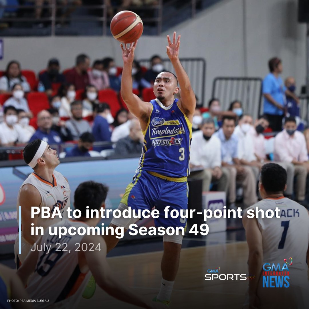 GMA Sports PH - 4-POINT SHOT! 🤯 The PBA is set to... | Facebook