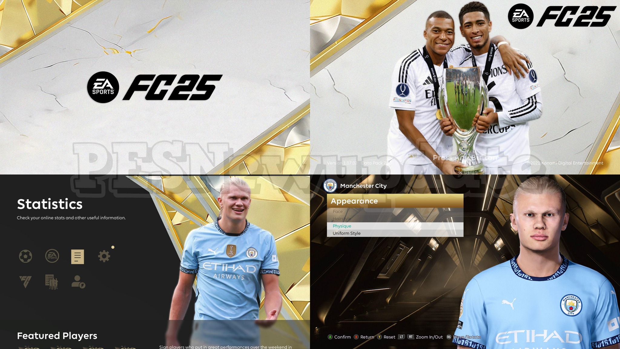 PESNewupdate - PES 2021 Menu EA FC 25 ICONS V1.1 by...