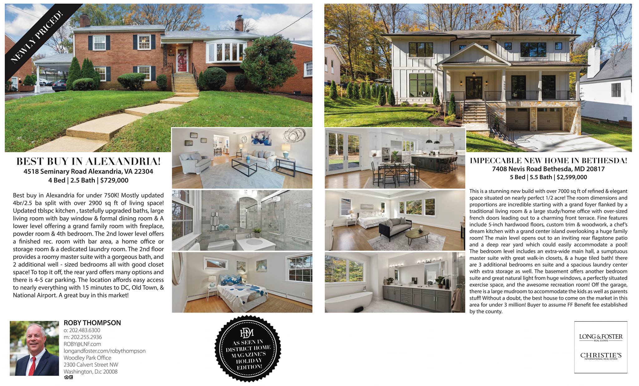 Roby Thompson, Realtor | Washington D.C. DC