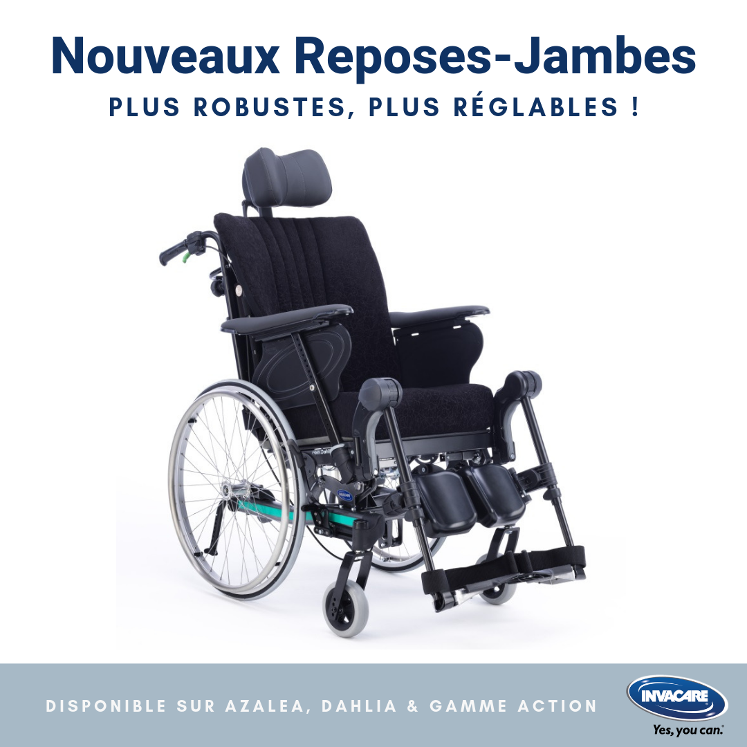 Invacare France - #NOUVEAU | Nouveaux repose-jambes de série sur les ...