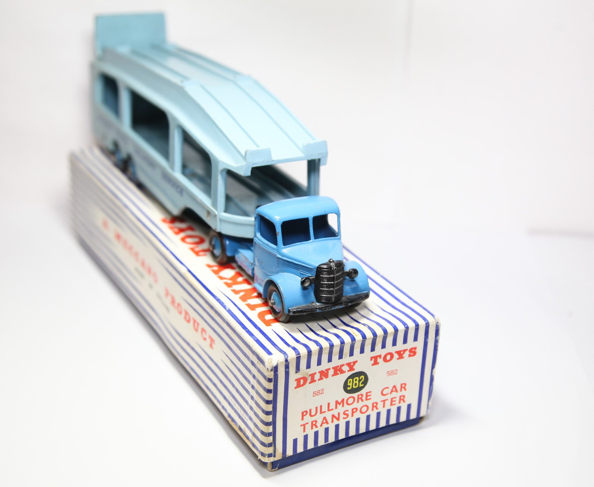 Dinky 905 Foden Flat Truck With Chains Green In Original Box