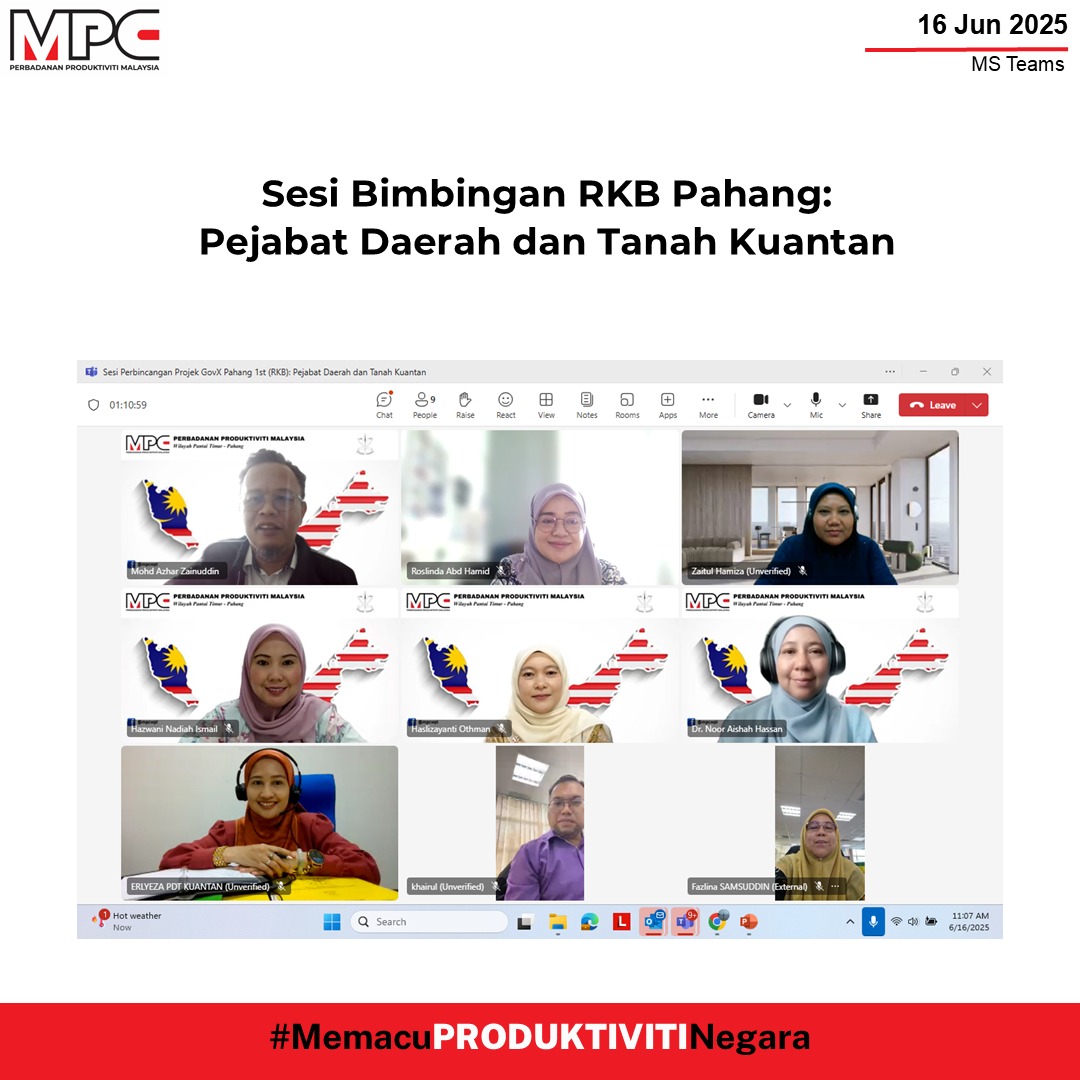 Perbadanan - Sesi Bimbingan RKB Pahang: Pejabat Daerah dan Tanah ...