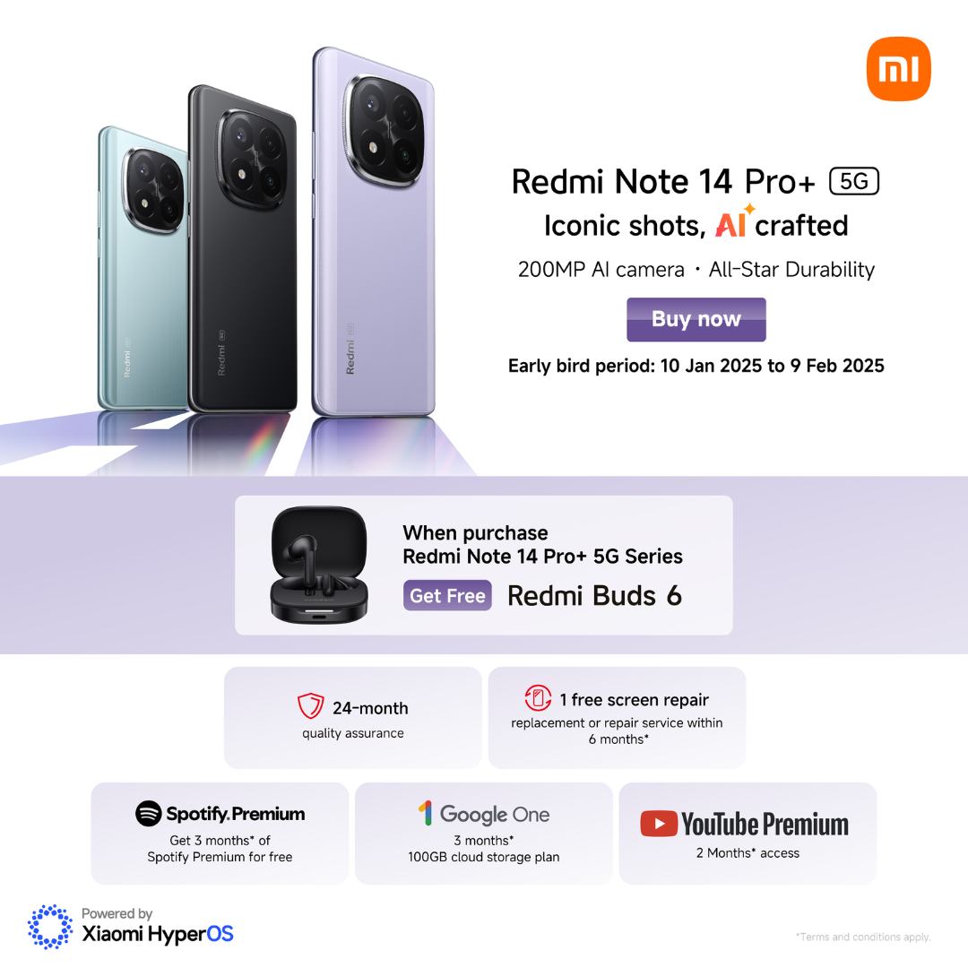 Xiaomi Singapore - 👉 Check the latest Redmi Note 14 Pro+ 5G with the ...