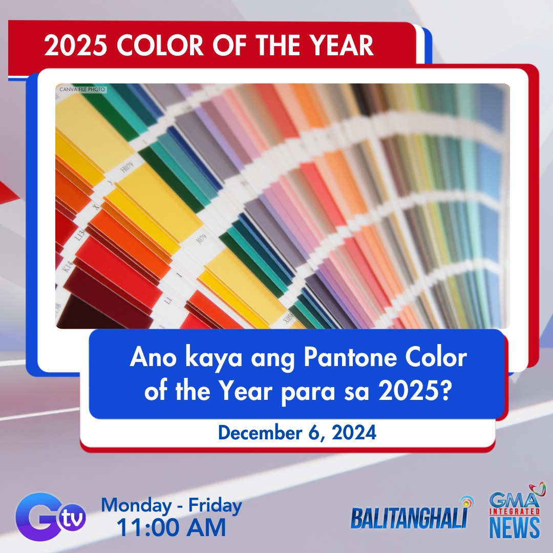 GMA - Sa mga nag-aabang sa 2025 Color of the Year ng Pantone Color of ...