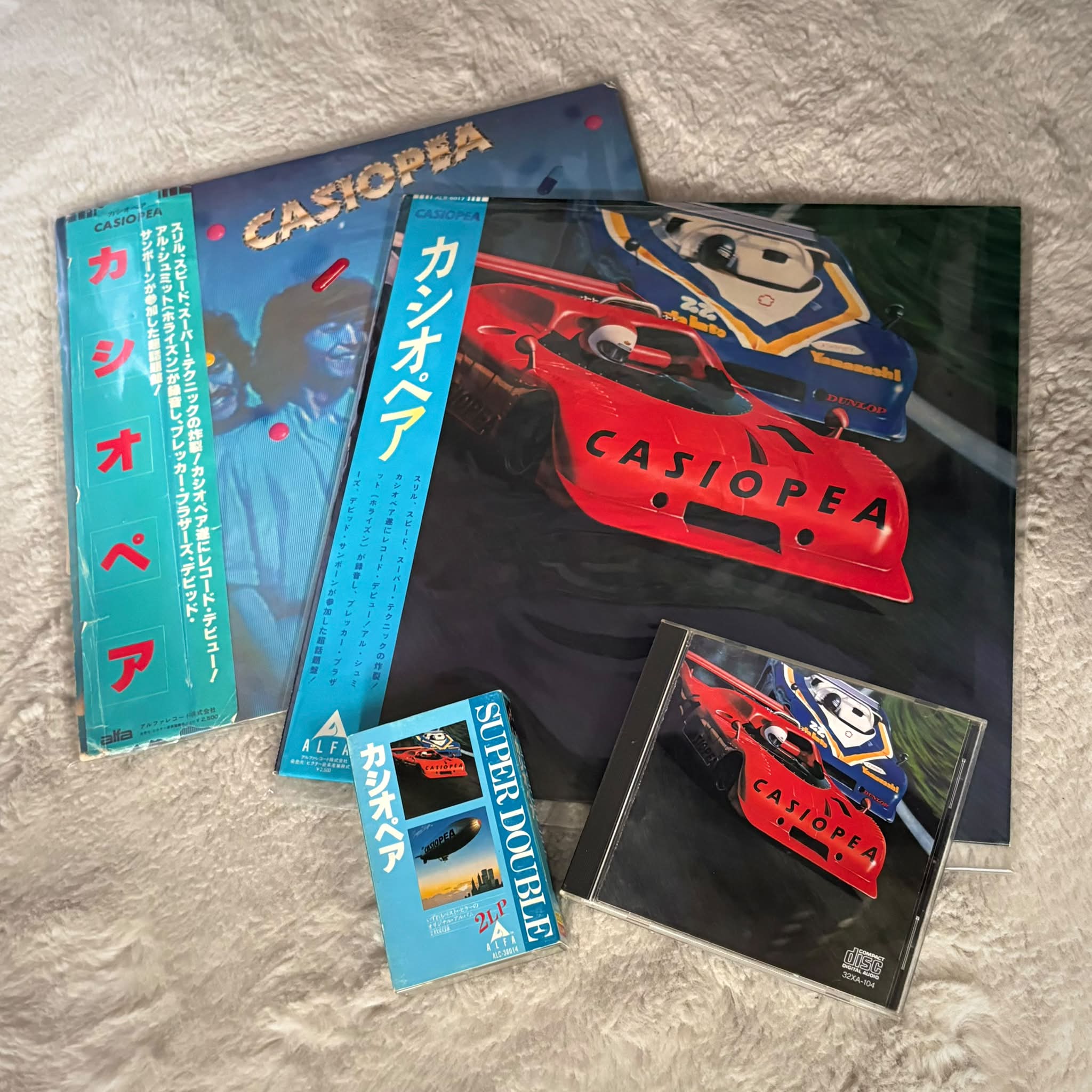 Casiopea's debut album with drummer Takashi Sasaki