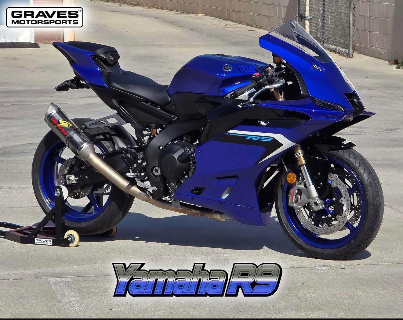 Graves Motorsports titanium exhaust system for Yamaha YZF-R9