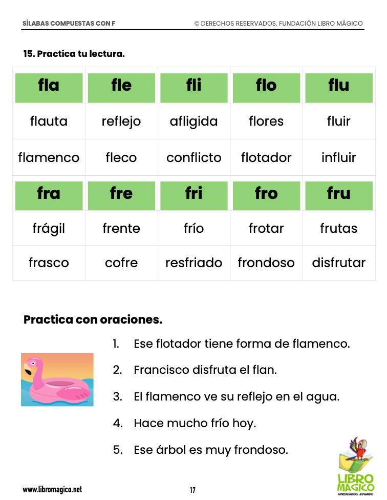 Sílabas compuestas / trabadas con... - Fundación Libro Mágico | Facebook