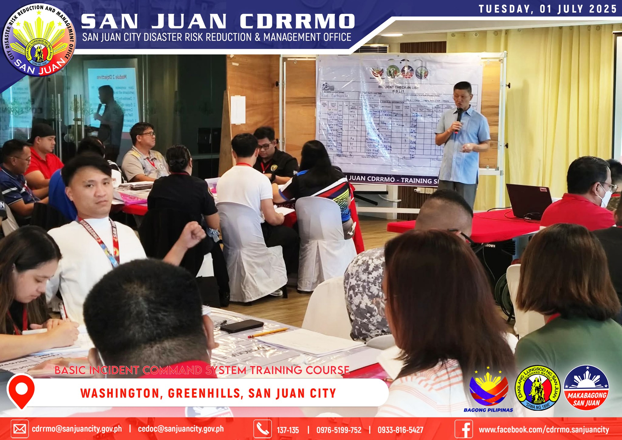 Day 1 of Basic Incident Command System Training Course (BICS) at ...