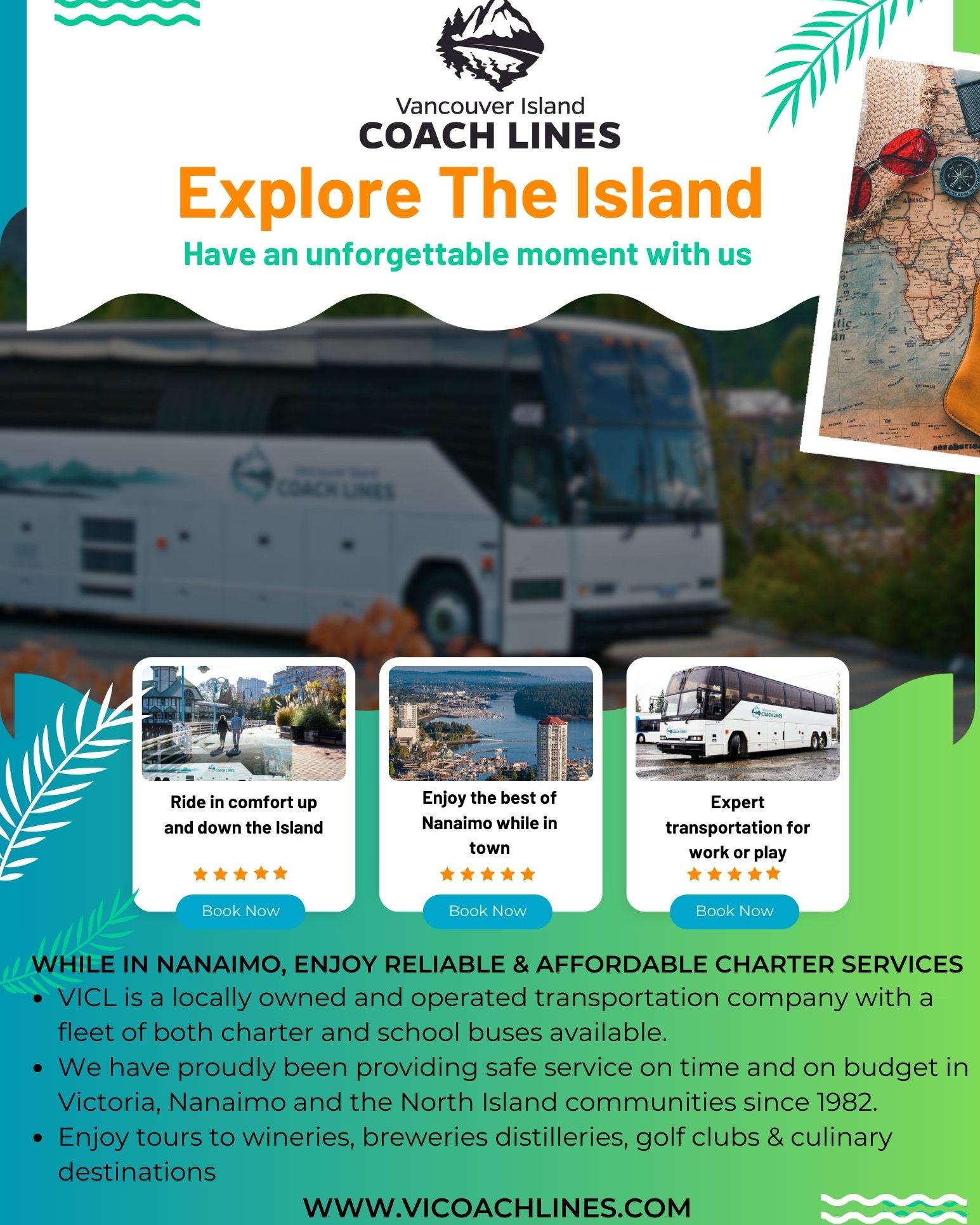 Vancouver Island Connector & Tofino Bus