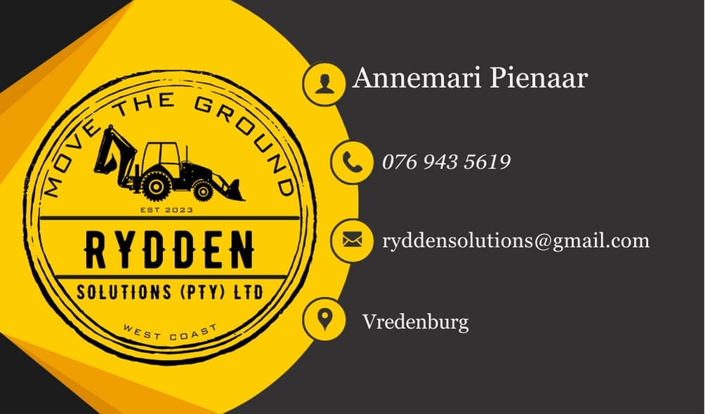 Rydden Solutions - Pty Ltd | Vredenburg
