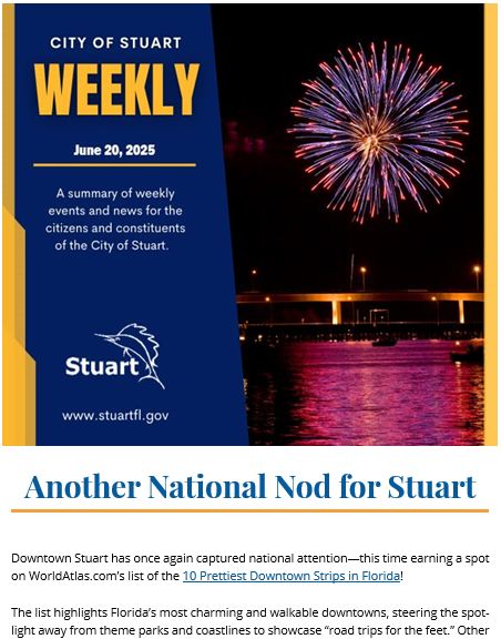 🎉 It’s that... - StuartLife - The City of Stuart, Florida | Facebook
