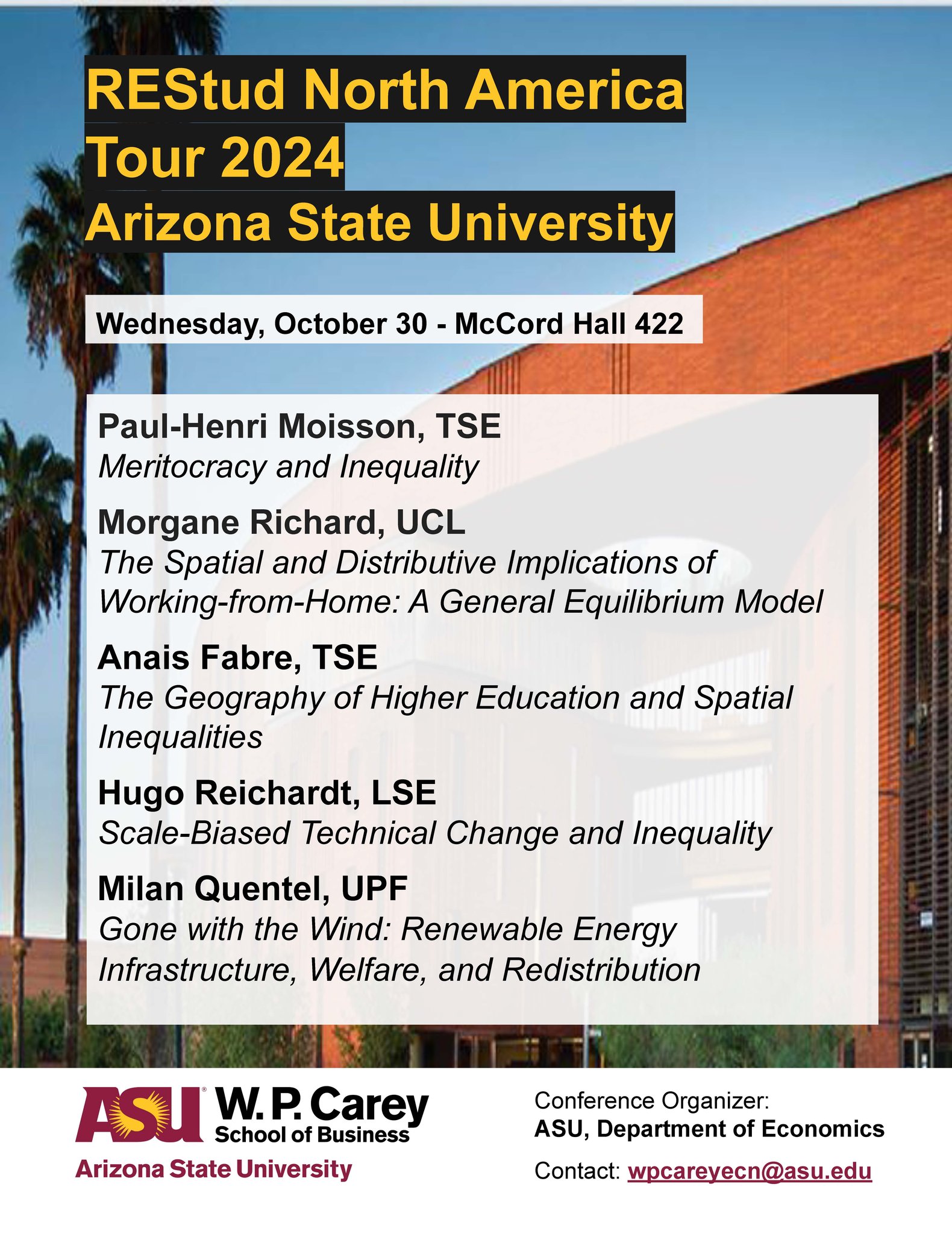 Arizona State University Department of Economics