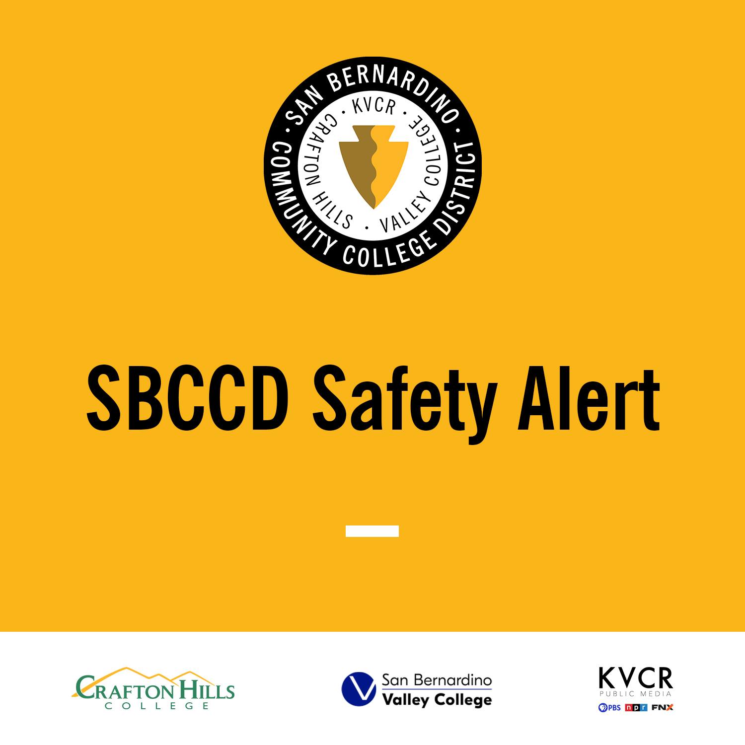 ⚠️ For safety... - San Bernardino Community College District | Facebook
