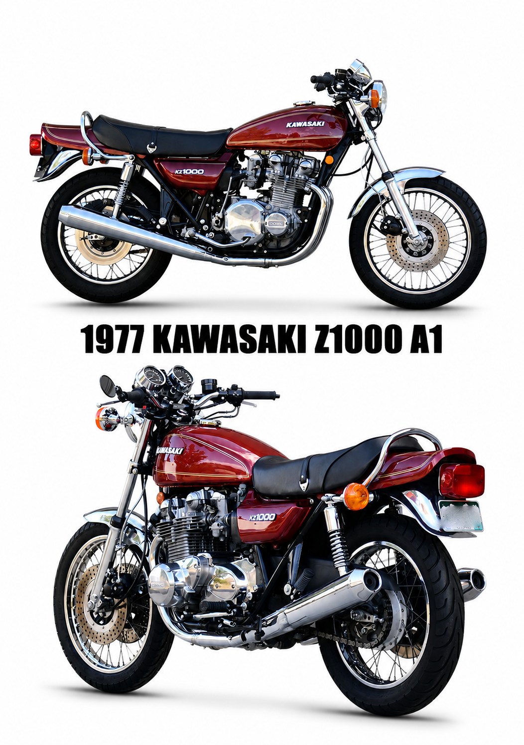 In 1979, the Kawasaki Z1000 Z1-R took the legendary DNA of the Z1