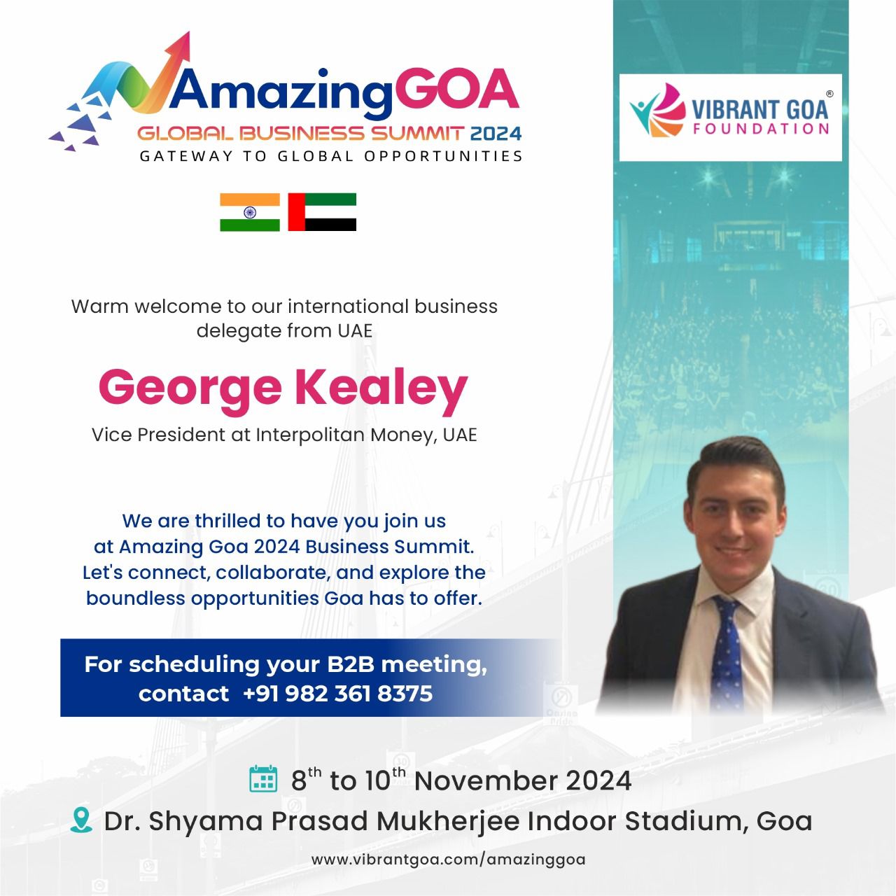 🌍 Welcome to George Kealey, VP... - Vibrant Goa Foundation | Facebook
