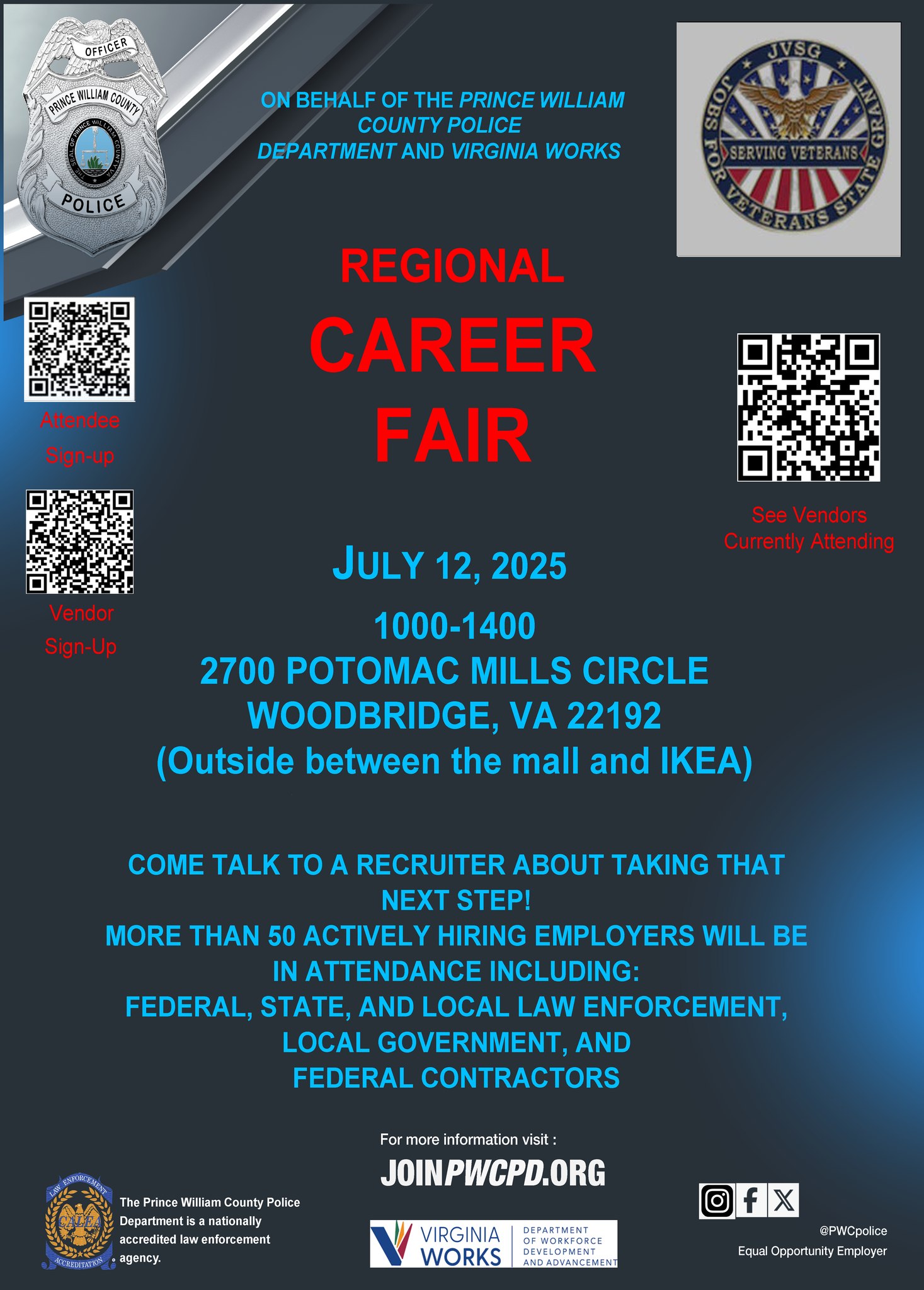 Manassas - 🚨 You're Invited! 🚨 Join us at the Regional Career Fair on ...