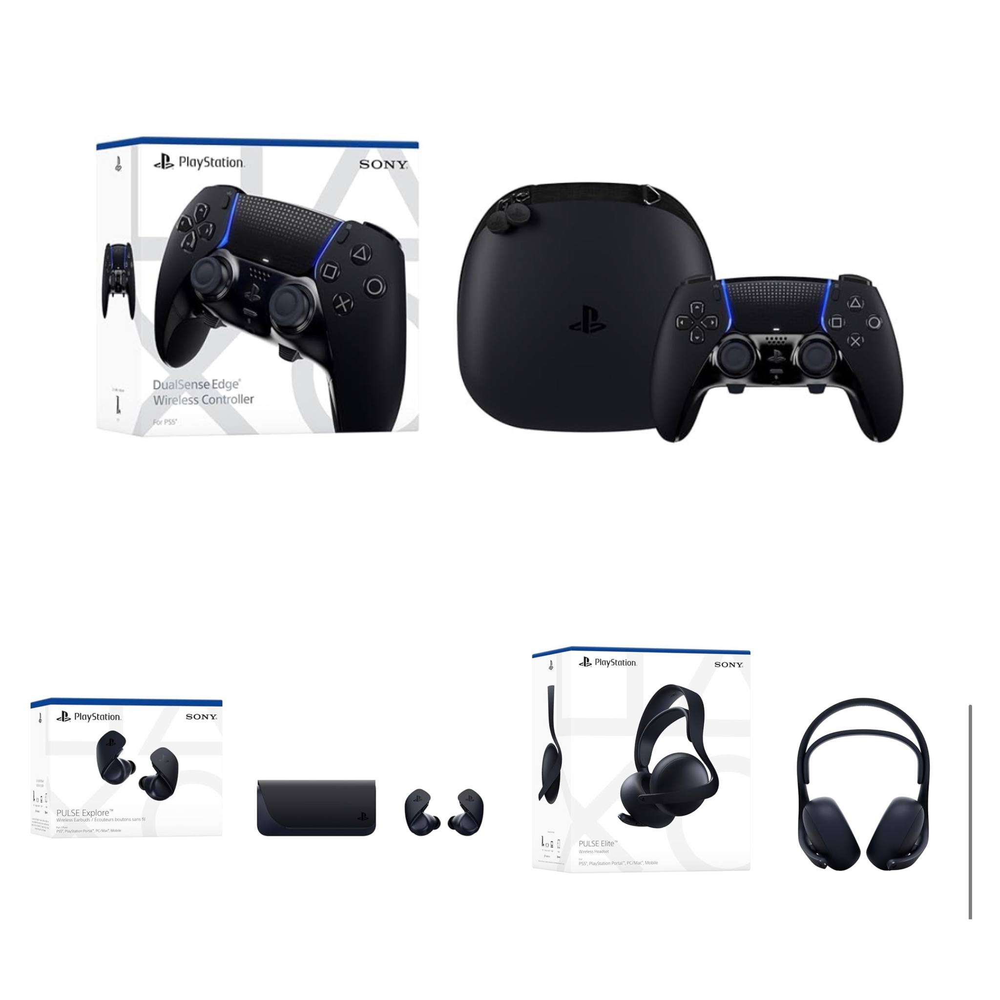 PlayStation Midnight accessory collection now available to
