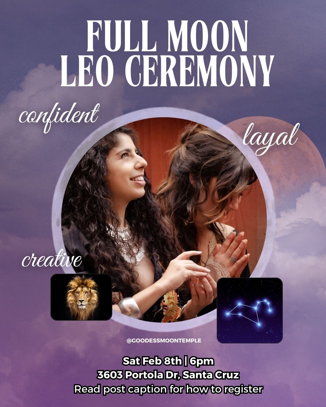 Goddess - 🌕 Tomorrow: Ignite Your Leo Fire at the Full Moon Ceremony! 🌕 ...