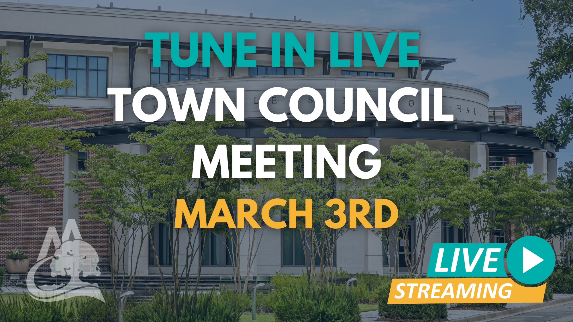 The Town - Tune in LIVE for the March 2025 Mount Pleasant Town ...