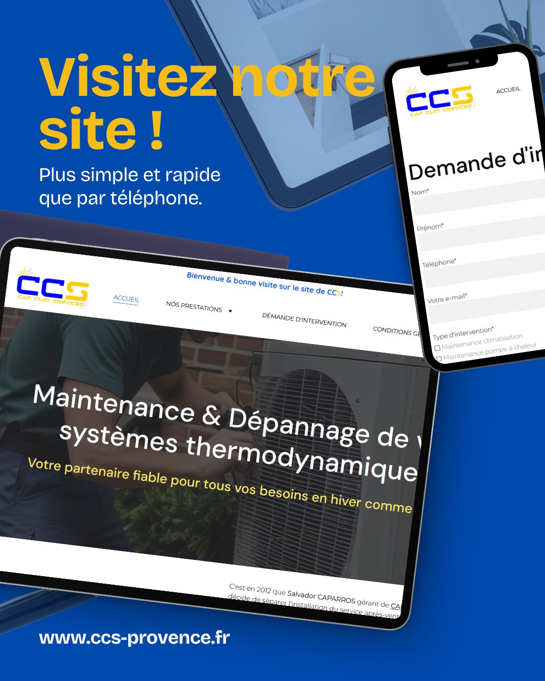CCS - 🌟Plus simple et rapide que par téléphone! 🌟 Que vous soyez à la ...